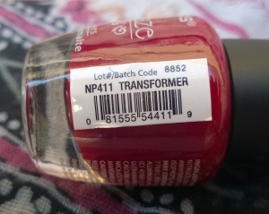 LA Colors Transformer Label